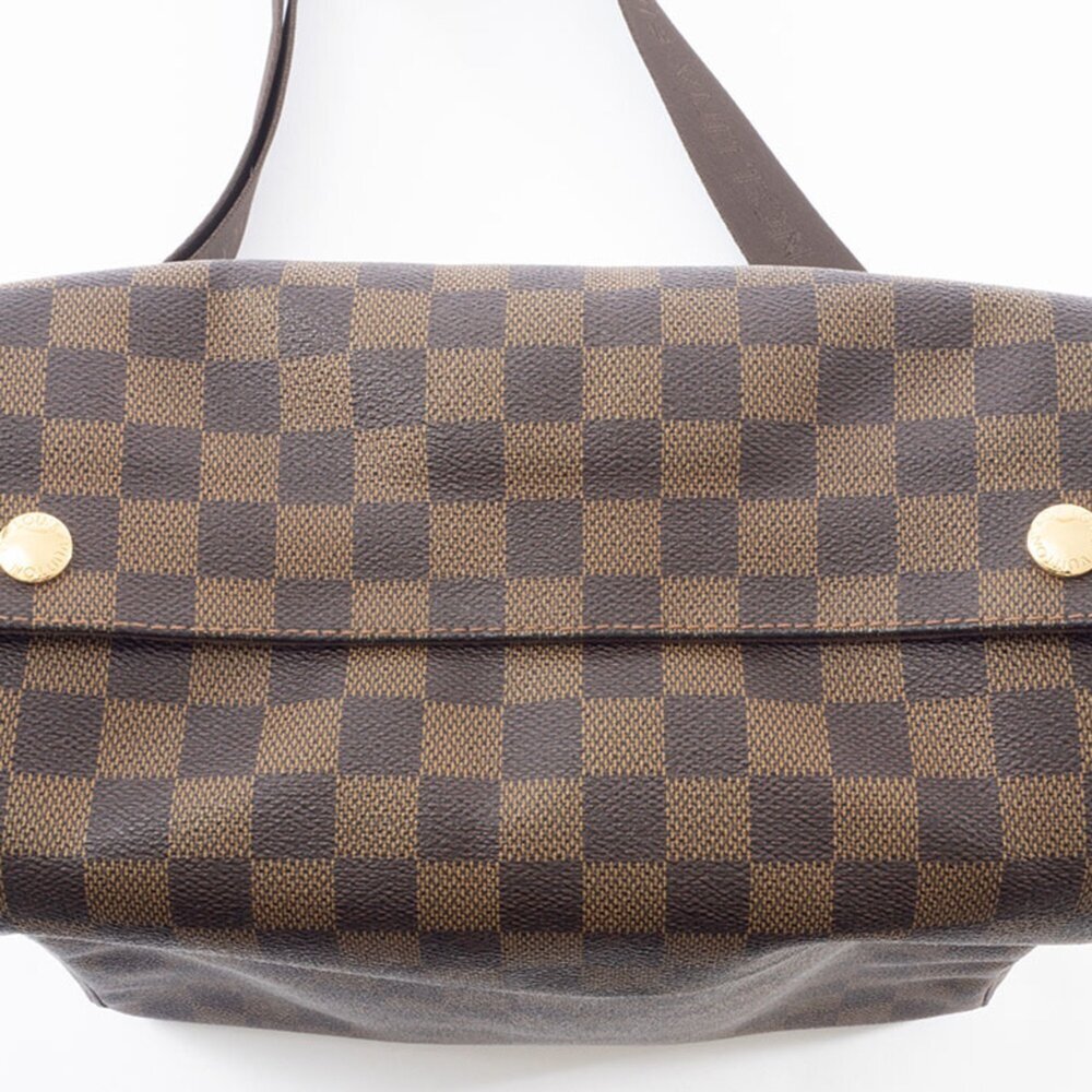 LOUIS VUITTON Authentic Brown Damier Canvas Shoulder Bag - Picture 13 of 16